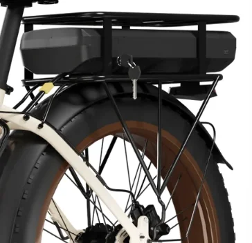 Rear rack and 48v 22.4ah battery