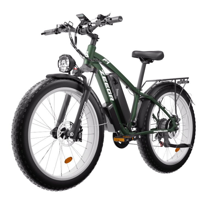 7 speed Evicbike Zeegr F1 Electric Bike Factory Wholesale 26" 1000W 48V 16AH Fat Tire - Evicbike