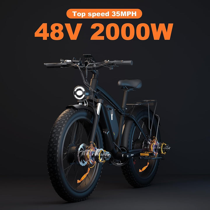 Evicbike Zeegr F1 Pro E-Bike supplier OEM ODM Dual Motor AWD Fat Tire Electric Bike - Evicbike