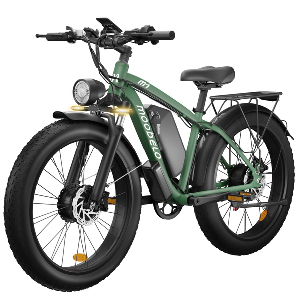 Black electric bike Moobelo M1 for adults